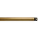 Accessory Fan Down Rod in Natural Brass (12|360001NBR)