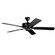 Basics Pro 52''Ceiling Fan in Satin Black (12|330018SBK)