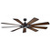 Gentry Xl 85''Ceiling Fan in Distressed Black (12|300285DBK)