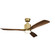Ridley II 52''Ceiling Fan in Natural Brass (12|300027NBR)