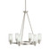 Circolo Six Light Chandelier in Brushed Nickel (12|2344NI)