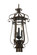 Hartford Outdoor Three Light Outdoor Post - Pier Mount in Burnished Bronze (33|9238BB)