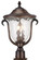 Santa Barbara Outdoor Three Light Outdoor Hanging Lantern in Burnished Bronze (33|9012BB)