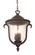 Santa Barbara Three Light Outdoor Hanging Lantern in Textured Matte Black (33|9007MB)