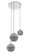 Celine Three Light Foyer Pendant in Chrome (33|7577CH)