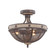 Coronado Three Light Semi Flush Mount in Florence Gold (33|7047FG)