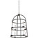 Wickenburg Eight Light Foyer Pendant in Black Iron (33|506950BI)