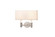 Dupont Two Light Wall Bracket in Chrome (33|500522CH)