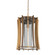 Ronan One Light Hanging Lantern in Modern Bronze (33|400650MZ)