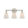 Greenwich Three Light Bath in Polished Nickel (33|305033PN)