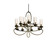 Grayson 12 Light Chandelier in Heirloom Bronze (33|2675HB/1100)