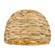 Ballston Shade in Wovern Rattan Shade (405|RBD-8-NAT)