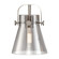 Downtown Urban Glass in Cased Matte White Pilaster II (405|G411-6WH)