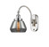 Franklin Restoration One Light Wall Sconce in Polished Nickel (405|918-1W-PN-G173)