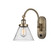 Franklin Restoration One Light Swing Arm in Antique Brass (405|918-1W-AB-G44)