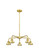 Ballston Urban Five Light Chandelier in Satin Gold (405|916-5CR-SG)