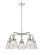 Ballston Urban Five Light Chandelier in Polished Nickel (405|916-5CR-PN-G62)
