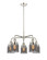 Ballston Urban Five Light Chandelier in Polished Nickel (405|916-5CR-PN-G53)