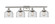 Ballston Urban LED Bath Vanity in Brushed Satin Nickel (405|916-4W-SN-G74-LED)