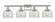 Ballston Urban LED Bath Vanity in Brushed Satin Nickel (405|916-4W-SN-G72-LED)