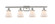 Ballston Urban LED Bath Vanity in Brushed Satin Nickel (405|916-4W-SN-G61-LED)