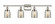 Ballston Urban Four Light Bath Vanity in Polished Nickel (405|916-4W-PN-G58)