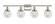Ballston Urban Four Light Bath Vanity in Polished Nickel (405|916-4W-PN-G202-6)