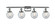 Ballston Urban LED Bath Vanity in Polished Chrome (405|916-4W-PC-G204-6-LED)