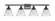 Ballston Urban Four Light Bath Vanity in Matte Black (405|916-4W-BK-G42)
