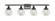 Ballston Urban Four Light Bath Vanity in Matte Black (405|916-4W-BK-G202-6)