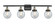Ballston Urban LED Bath Vanity in Black Antique Brass (405|916-4W-BAB-G204-6-LED)