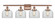 Ballston Urban Four Light Bath Vanity in Antique Copper (405|916-4W-AC-G72)