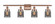 Ballston Urban Four Light Bath Vanity in Antique Copper (405|916-4W-AC-G53)