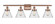 Ballston Urban Four Light Bath Vanity in Antique Copper (405|916-4W-AC-G44)