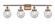 Ballston Urban LED Bath Vanity in Antique Copper (405|916-4W-AC-G204-6-LED)