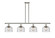 Ballston Urban Four Light Island Pendant in Polished Nickel (405|916-4I-PN-G74)