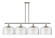 Ballston Urban LED Island Pendant in Polished Nickel (405|916-4I-PN-G72-L-LED)