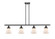 Ballston Urban Four Light Island Pendant in Matte Black (405|916-4I-BK-G61)