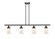 Ballston Urban Four Light Island Pendant in Matte Black (405|916-4I-BK-G51)