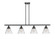 Ballston Urban Four Light Island Pendant in Matte Black (405|916-4I-BK-G42)