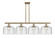 Ballston Urban LED Island Pendant in Brushed Brass (405|916-4I-BB-G74-L-LED)