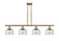 Ballston Urban Four Light Island Pendant in Brushed Brass (405|916-4I-BB-G74)