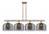 Ballston Urban LED Island Pendant in Brushed Brass (405|916-4I-BB-G73-L-LED)