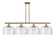 Ballston Urban Four Light Island Pendant in Brushed Brass (405|916-4I-BB-G72-L)