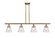 Ballston Urban LED Island Pendant in Brushed Brass (405|916-4I-BB-G64-LED)