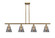 Ballston Urban LED Island Pendant in Brushed Brass (405|916-4I-BB-G63-LED)