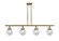 Ballston Urban LED Island Pendant in Brushed Brass (405|916-4I-BB-G204-6-LED)