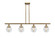 Ballston Urban Four Light Island Pendant in Brushed Brass (405|916-4I-BB-G202-6)
