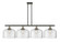 Ballston Urban Four Light Island Pendant in Black Antique Brass (405|916-4I-BAB-G72-L)