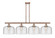 Ballston Urban Four Light Island Pendant in Antique Copper (405|916-4I-AC-G74-L)